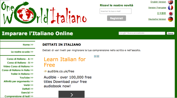 Screenshot 1: One World Italiano